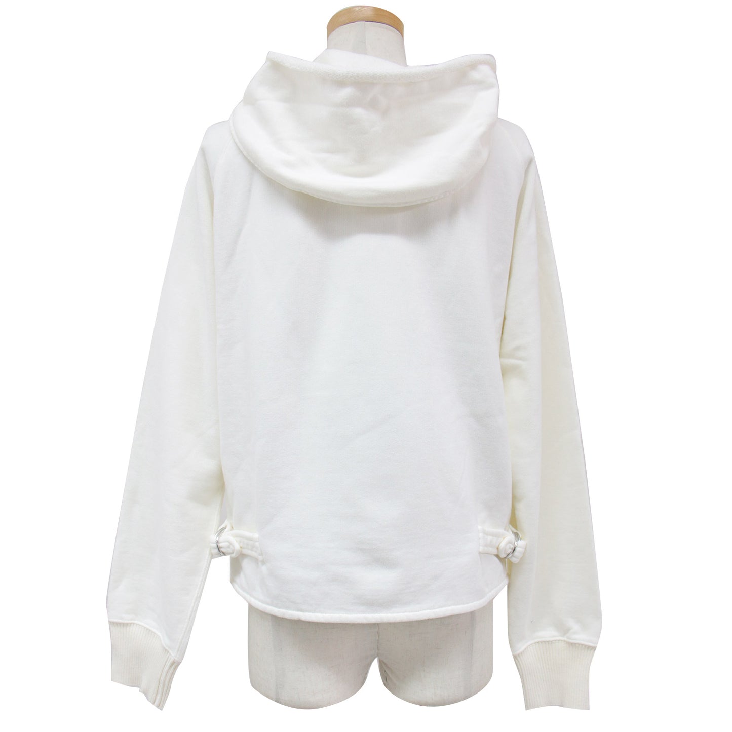 パーカー スウェット ブルゾン フルジップ 長袖 ラグランスリーブ サイドベルト 裏毛 コットン 綿 231109