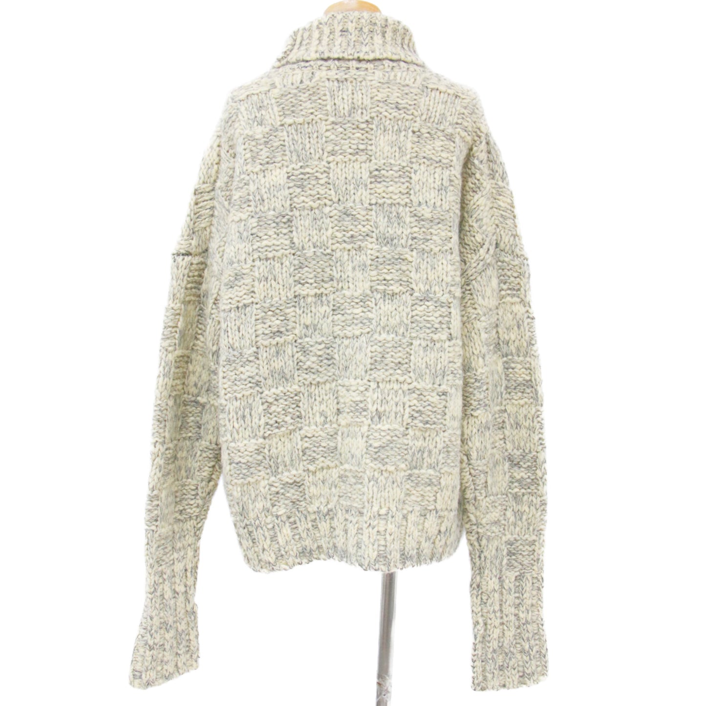 Plage プラージュ 別注 ニット プルオーバー 長袖 タートルネック バスケット編み ウール モヘヤ アルパカ 231221