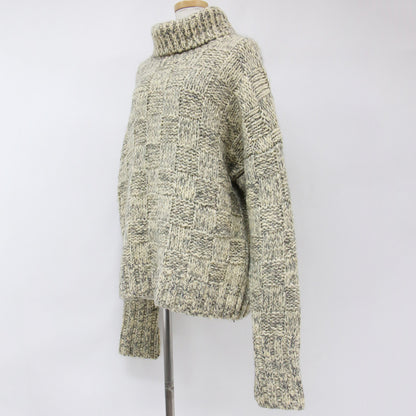 Plage プラージュ 別注 ニット プルオーバー 長袖 タートルネック バスケット編み ウール モヘヤ アルパカ 231221