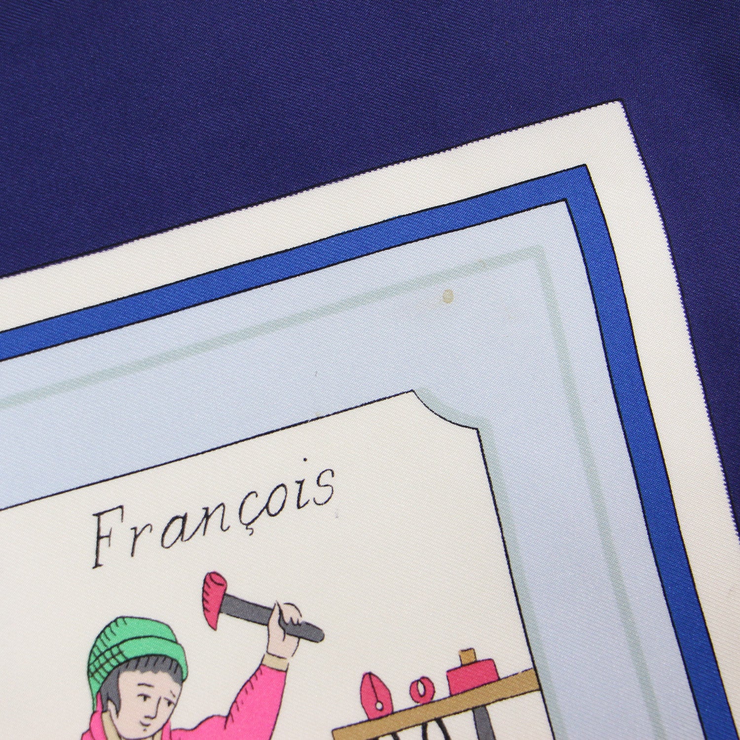 HERMES (エルメス) カレ 90 シルク スカーフ LALPHABET DES METIERS