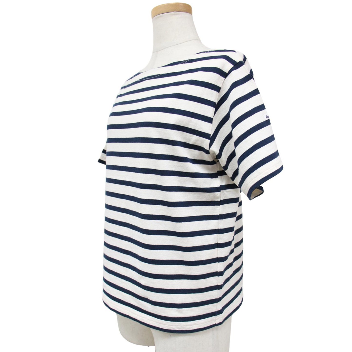 24春夏 コットン ジャージー ボーダー Tシャツ / ボートネック 半袖 240722