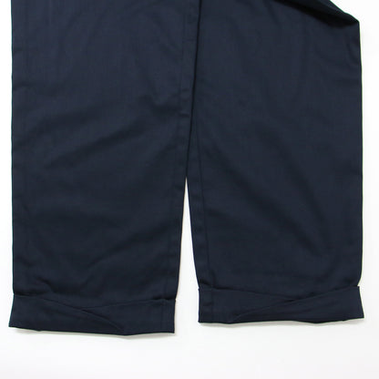 パンツ ロング クロップド アンクル丈 テーパード ロールアップ ウエストゴム タック ポリエステル レーヨン ポリウレタン 231113