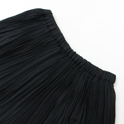 スカート ロング フレア プリーツ ティアード ギャザー ウエストゴム フリル チュール ポリエステル 23春夏 240419