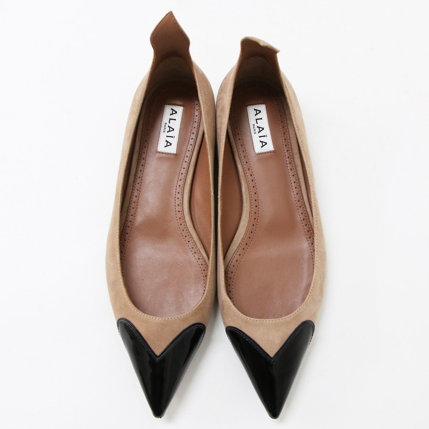 ALAIA (アライア) パンプス バレエシューズ フラット ポインテッドトゥ 