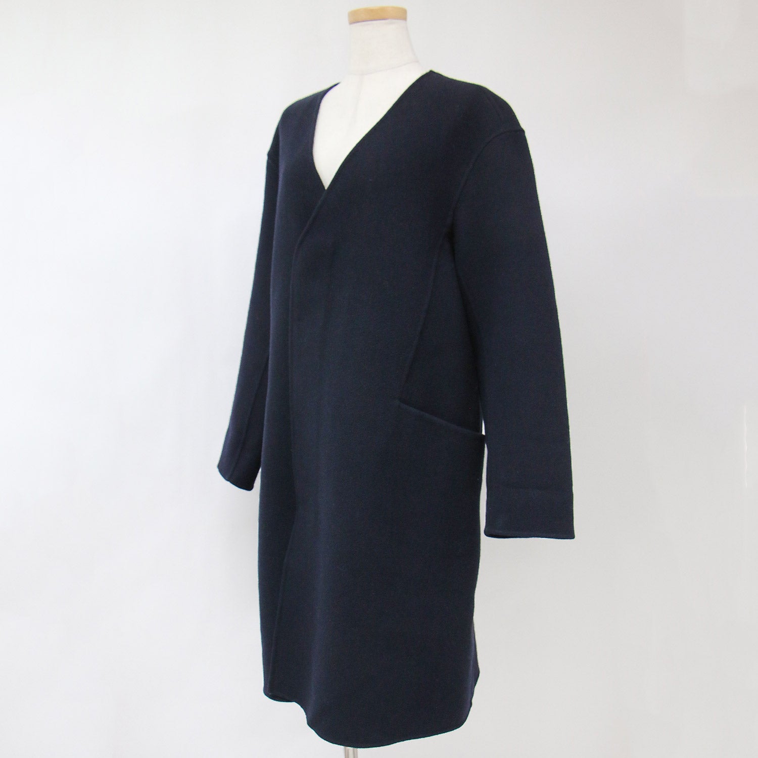 GALERIE VIE (ギャルリー ヴィー) コート アウター ノーカラー Vネック  