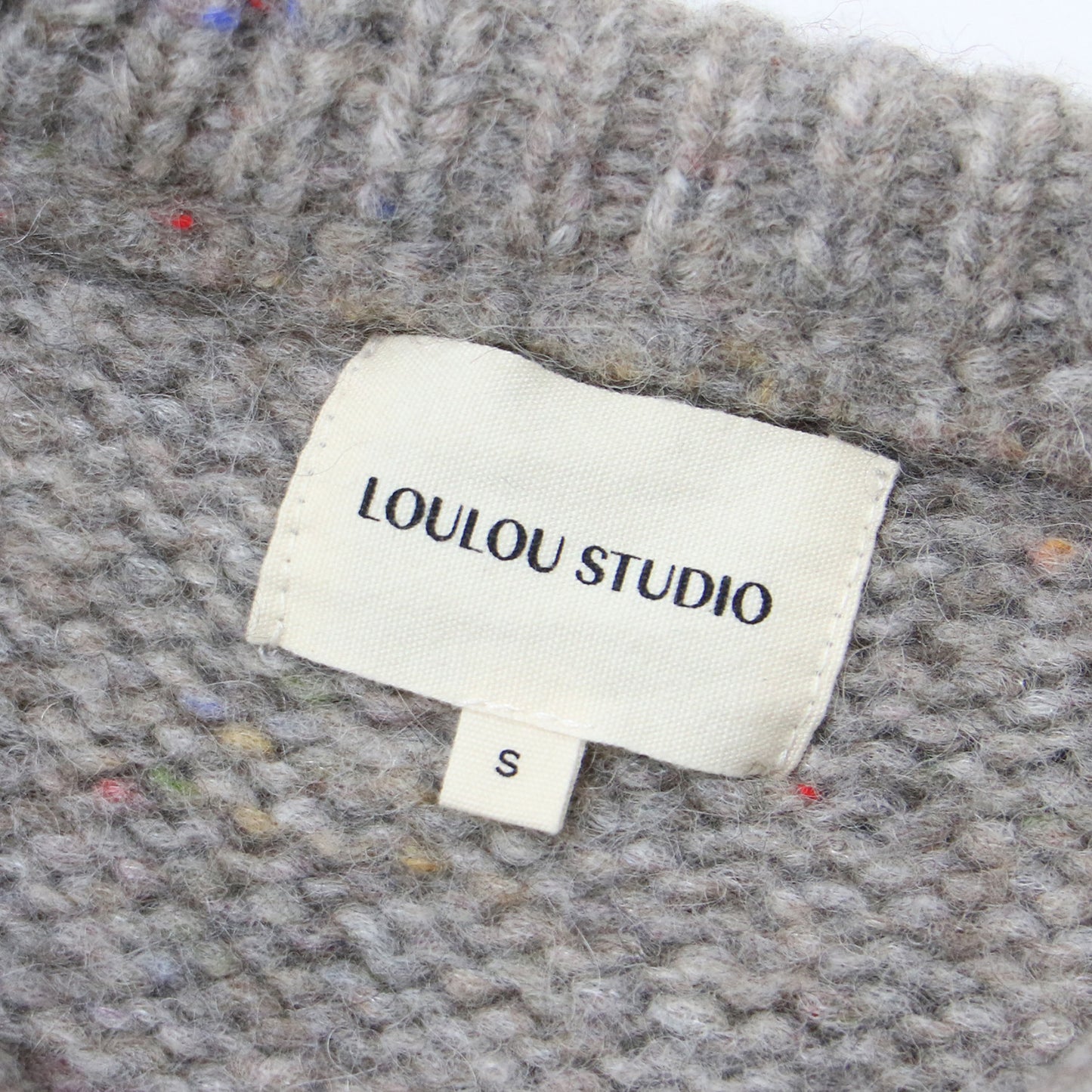 ニット プルオーバー 長袖 ヘンリーネック ワイドスリーブ ウール ブレンド 240206