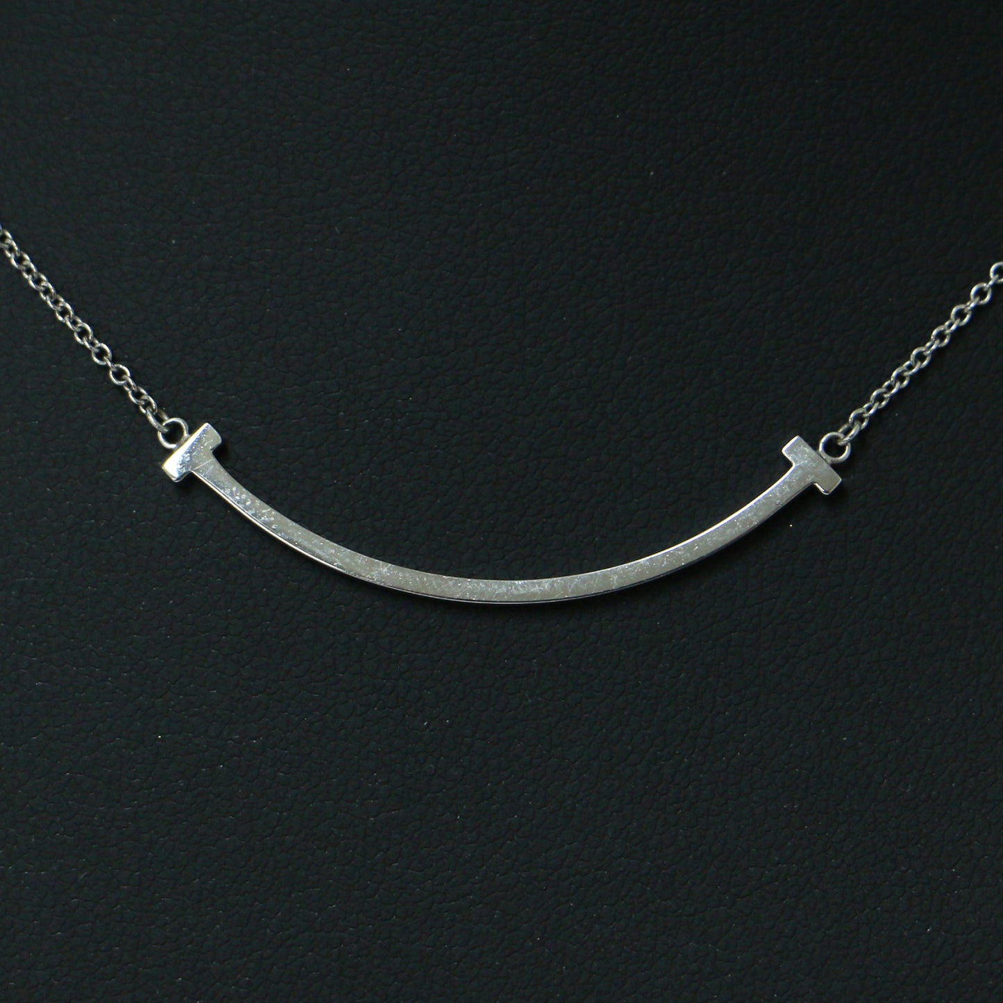 ネックレス ペンダント チェーン モチーフ T スマイル スモール K18 240208