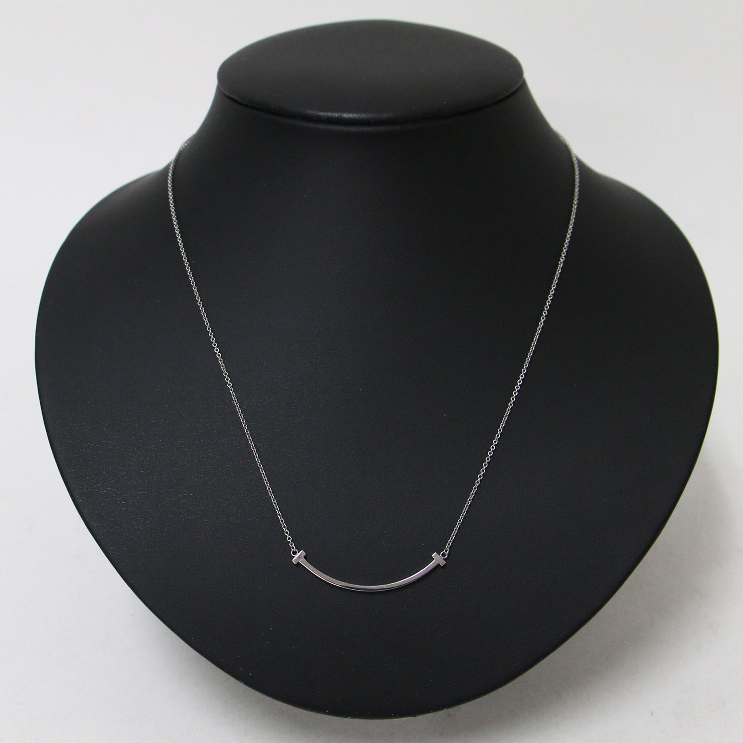 ネックレス ペンダント チェーン モチーフ T スマイル スモール K18 240208