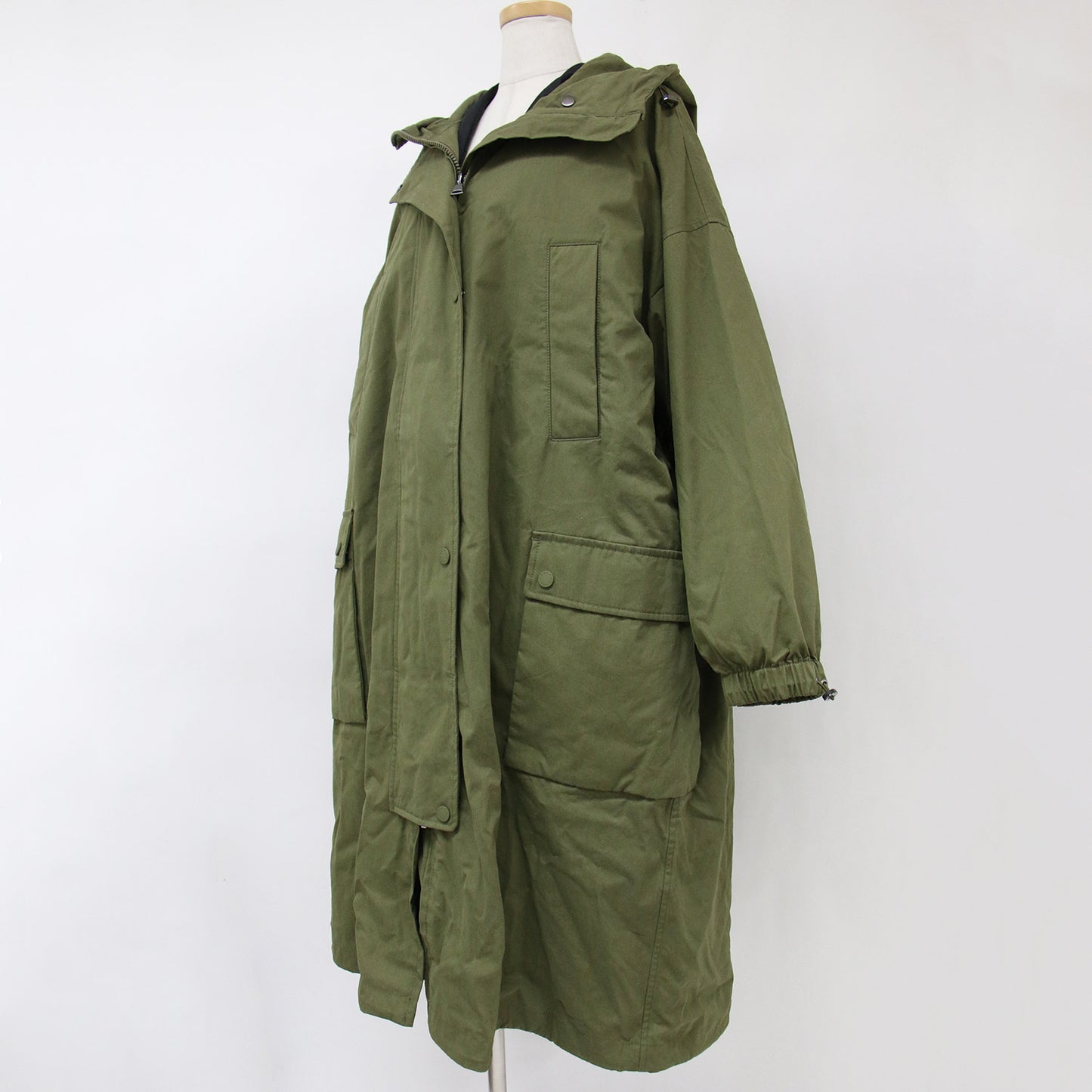 BY KATE PHELAN 24 コート モッズコート ミリタリーコート ロング 長袖 キルティング ライナー コットン ナイロン 綿 23秋冬 240221