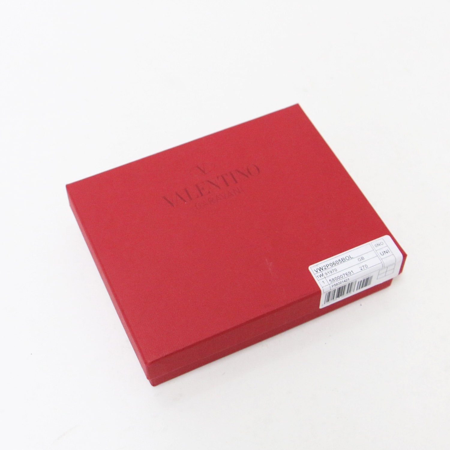 VALENTINO (ヴァレンティノ) 財布 2つ折り コンパクト 薄型 スタッズ  