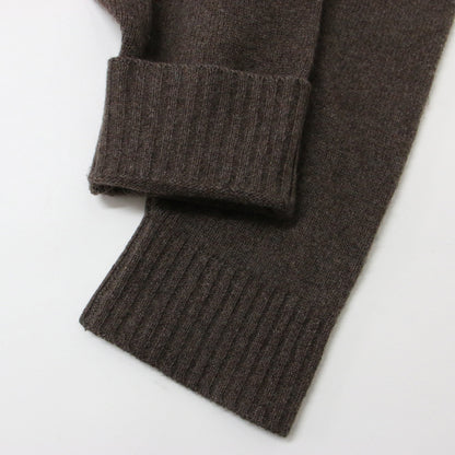 × Deuxieme Classe ドゥズィーエムクラス ニット セーター プルオーバー Vネック ドロップショルダー 長袖 ハイゲージ オーバーサイズ カシミヤ ウール 240126