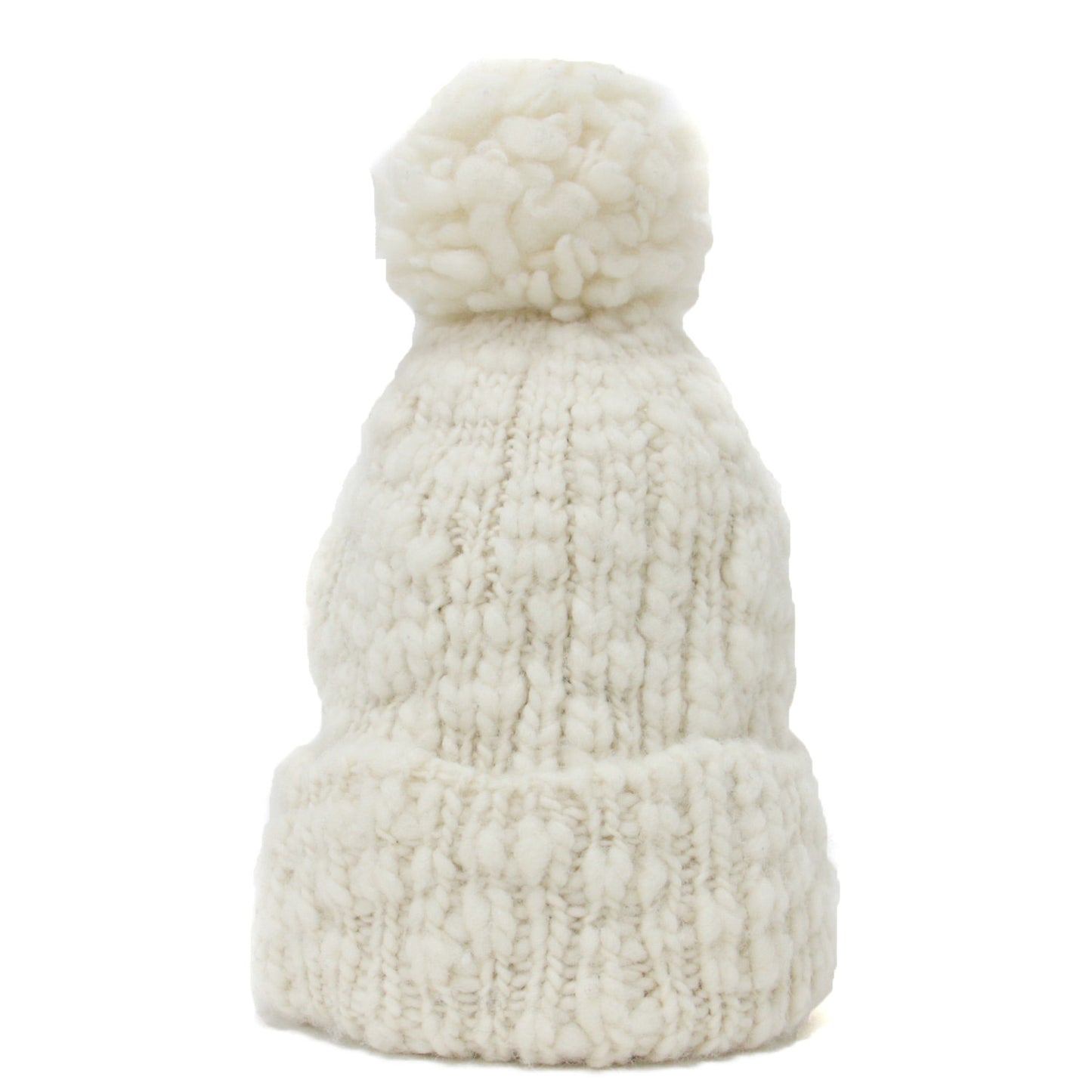 キャップ 帽子 ニット帽 ポンポン シンプル ウール 240112