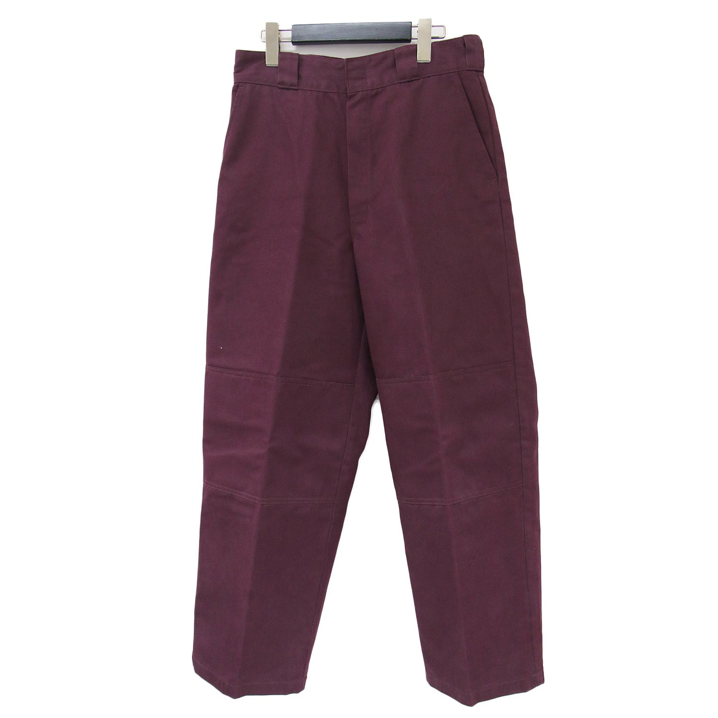 × GALLARDAGALANTE ガリャルダガランテ 別注 パンツ ロング ストレート ハイウエスト ワークパンツ ダブルニーパンツ ポリエステル コットン 綿 240209