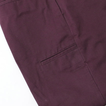 × GALLARDAGALANTE ガリャルダガランテ 別注 パンツ ロング ストレート ハイウエスト ワークパンツ ダブルニーパンツ ポリエステル コットン 綿 240209