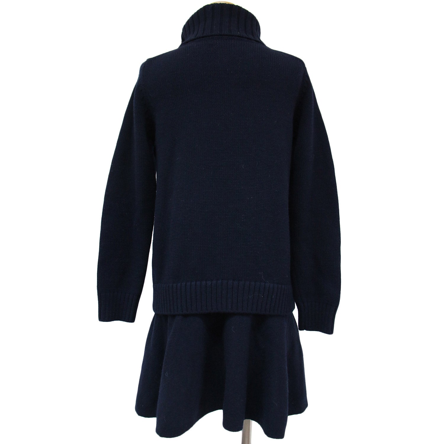 BLUE LABEL CRESTBRIDGE　ケーブル　タートルニットワンピース BLUE LABEL CRESTBRIDGE ケーブル タートルニットワンピース 【公式通販】