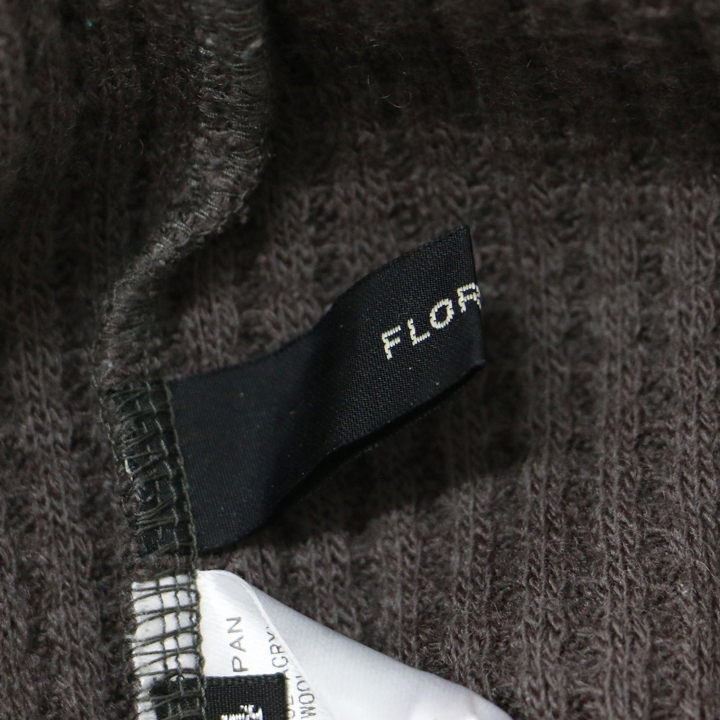 パンツ イージーパンツ ワッフル ニット ウエストゴム ウール混 240321