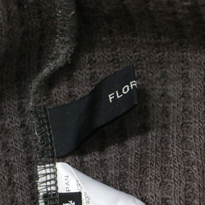 パンツ イージーパンツ ワッフル ニット ウエストゴム ウール混 240321