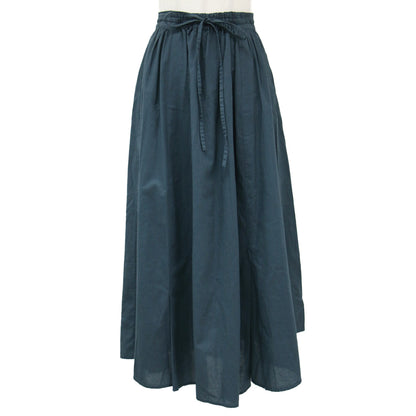 スカート ロング マキシ フレア コットン リネン 綿 麻 240320