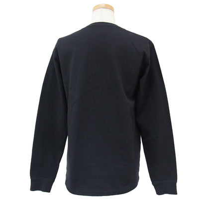 Tシャツ カットソー クルーネック 長袖 ロングスリーブ ロゴ ヌプシ コットン 綿 24春夏 240417