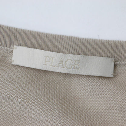 ニット プルオーバー クルーネック 長袖 薄手 ハイゲージ キュプラ ウール 23秋冬 240514