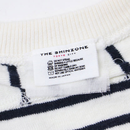 カットソー Tシャツ プルオーバー 長袖 クルーネック ボーダー ミリタリー コットン 綿 240326