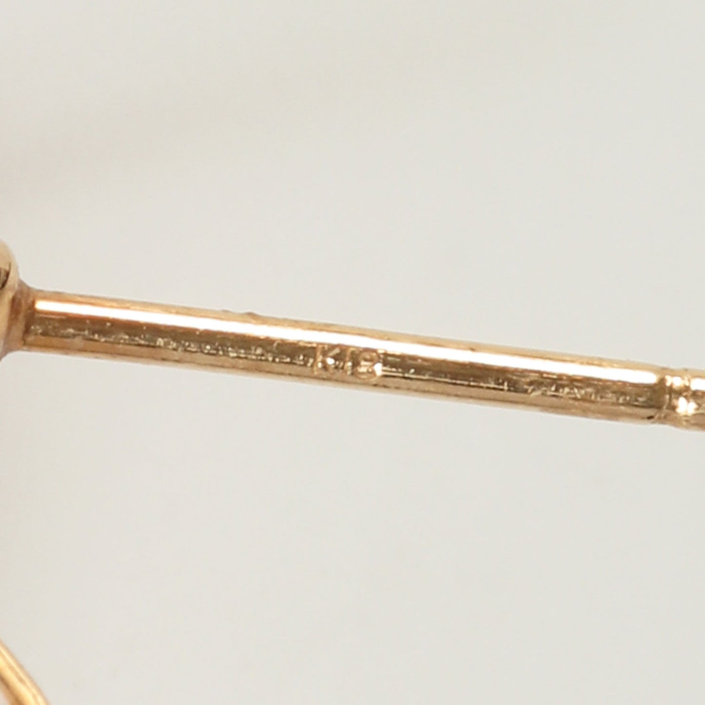 K18YG アコヤ真珠 ピアス / 両耳用 ダイヤモンド