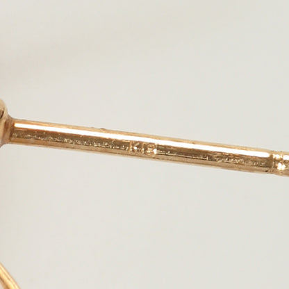 K18YG アコヤ真珠 ピアス / 両耳用 ダイヤモンド