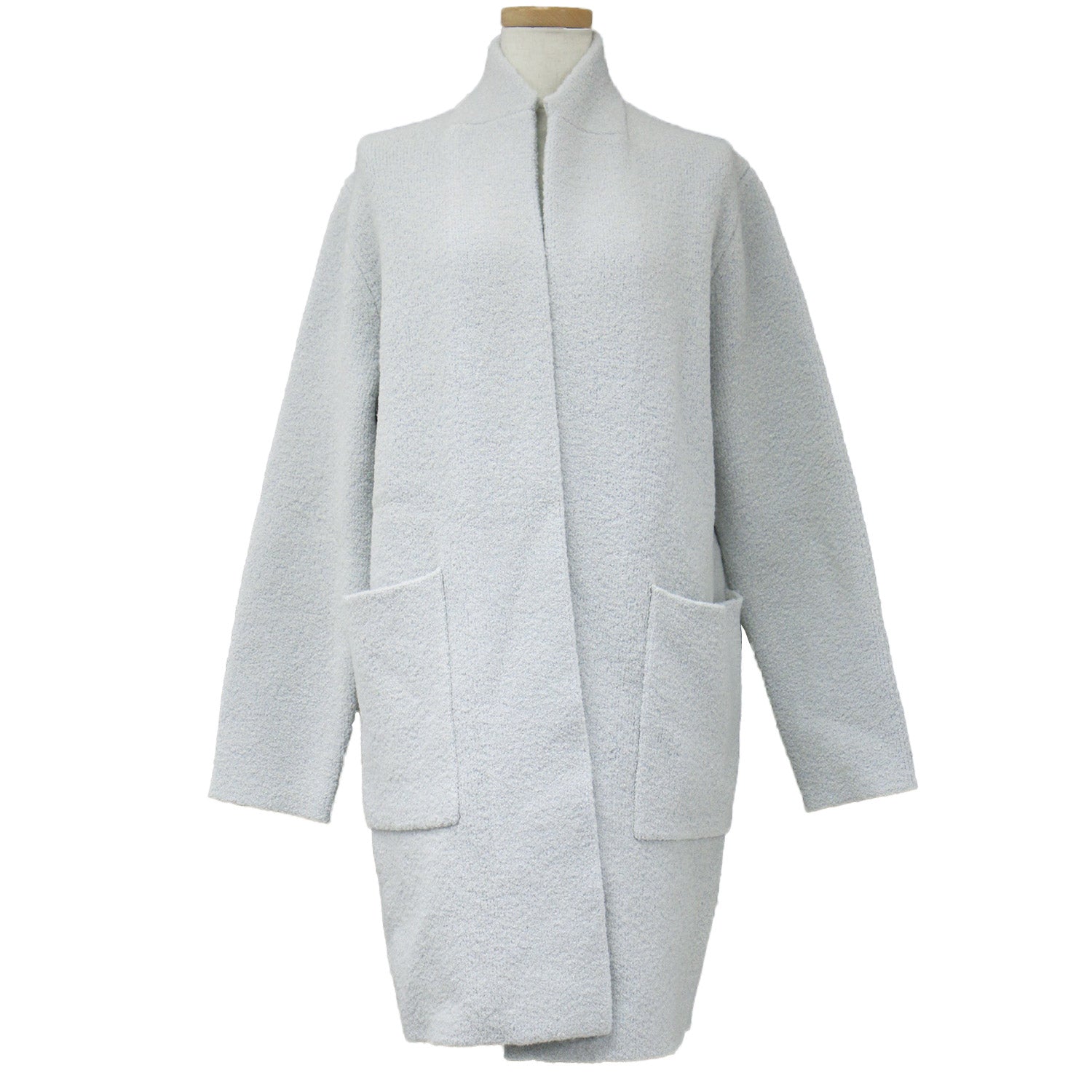 DES PRES (デプレ) コート ニットコート ミドル丈 コクーン ブークレ  