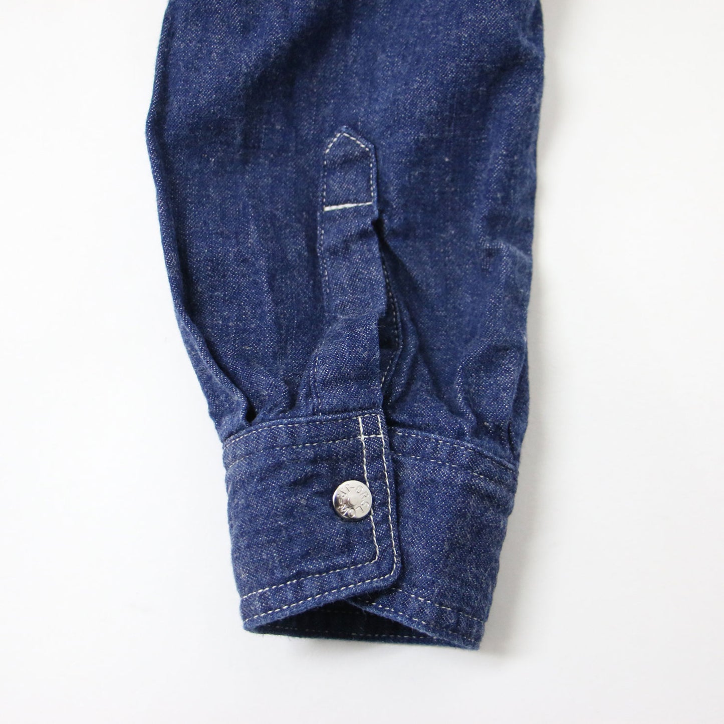 ワンピース デニム シャツ ロング マキシ Aライン スタンドカラー 長袖 スナップボタン 羽織り コットン 綿 240422