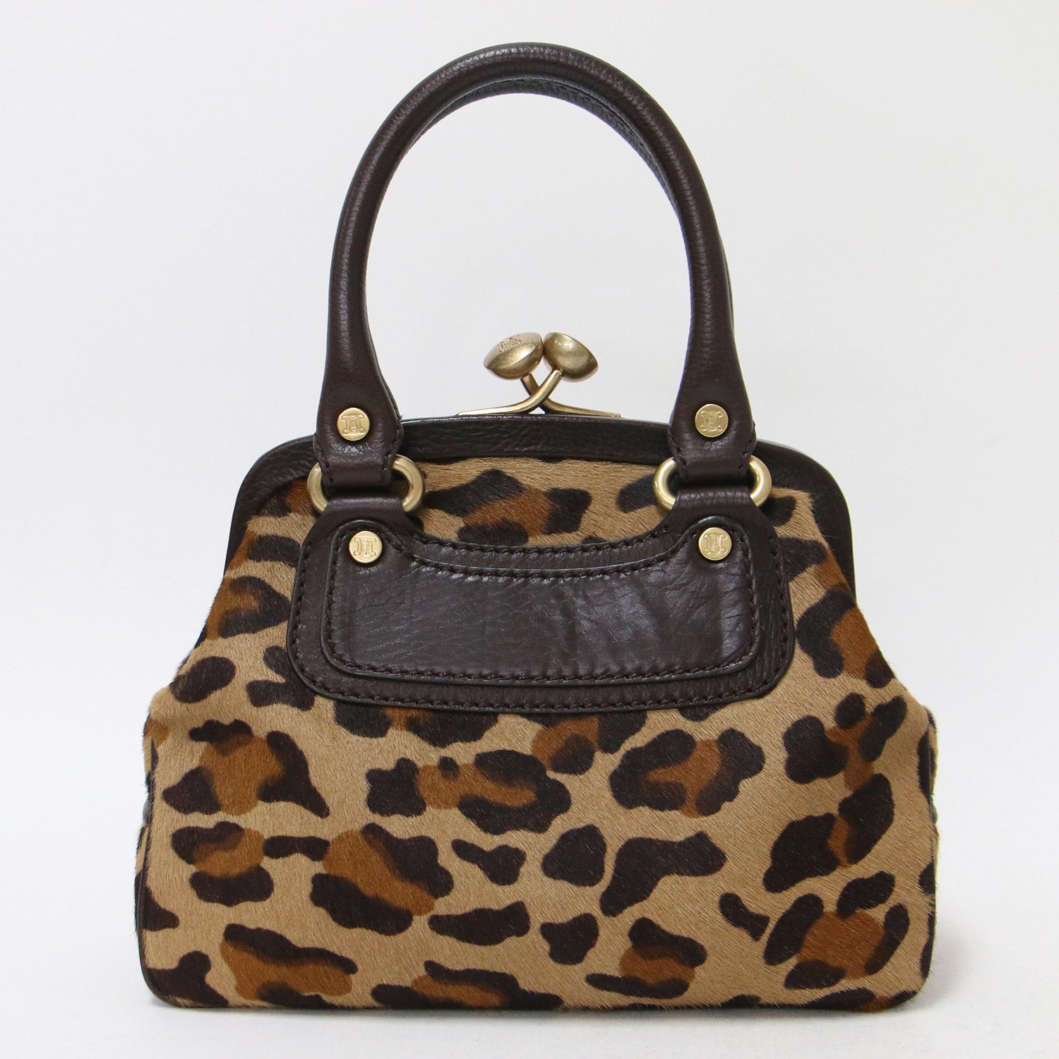 GJ6821*CELINE セリーヌ*ブギーバッグ*マカダム柄×クロコ型押しレザー 