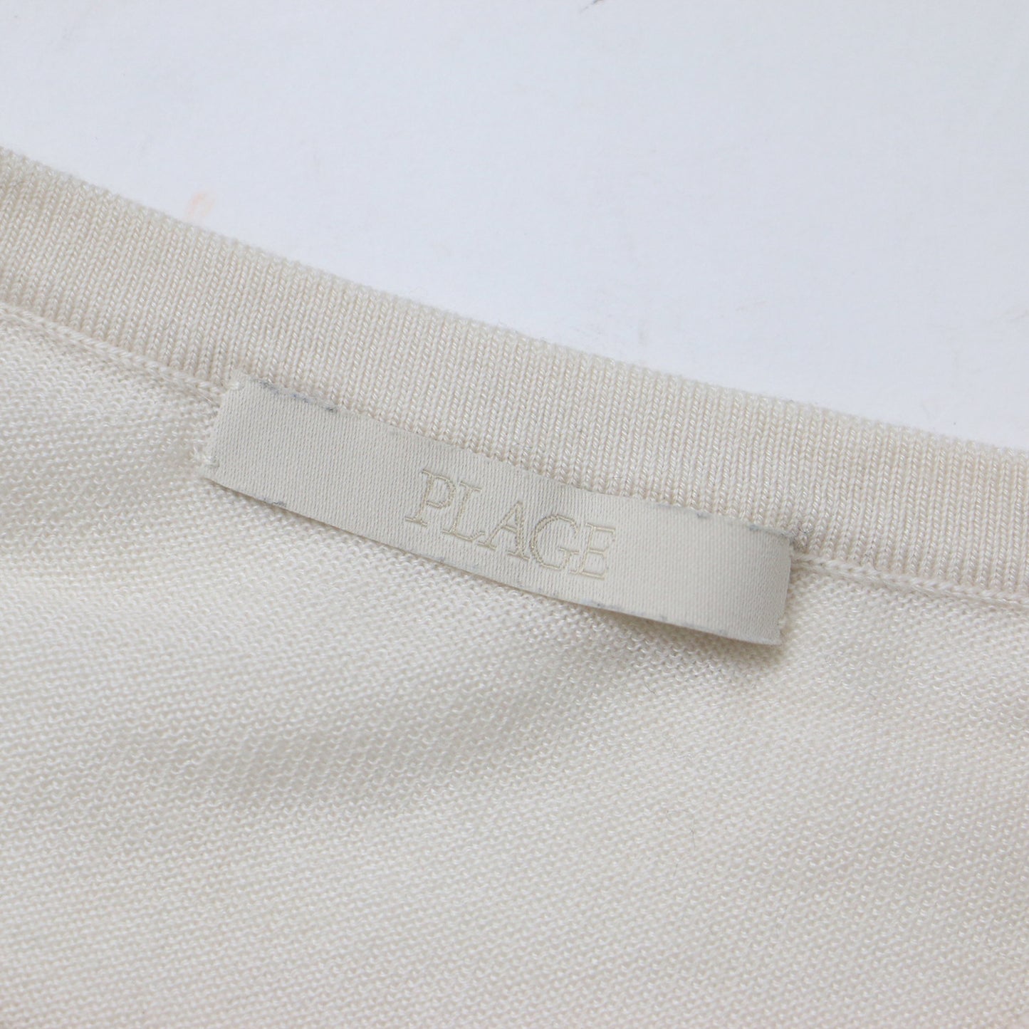 ニット プルオーバー クルーネック 長袖 薄手 ハイゲージ キュプラ ウール 23秋冬 240430