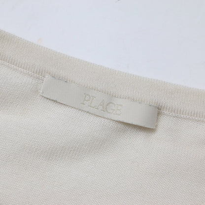 ニット プルオーバー クルーネック 長袖 薄手 ハイゲージ キュプラ ウール 23秋冬 240430