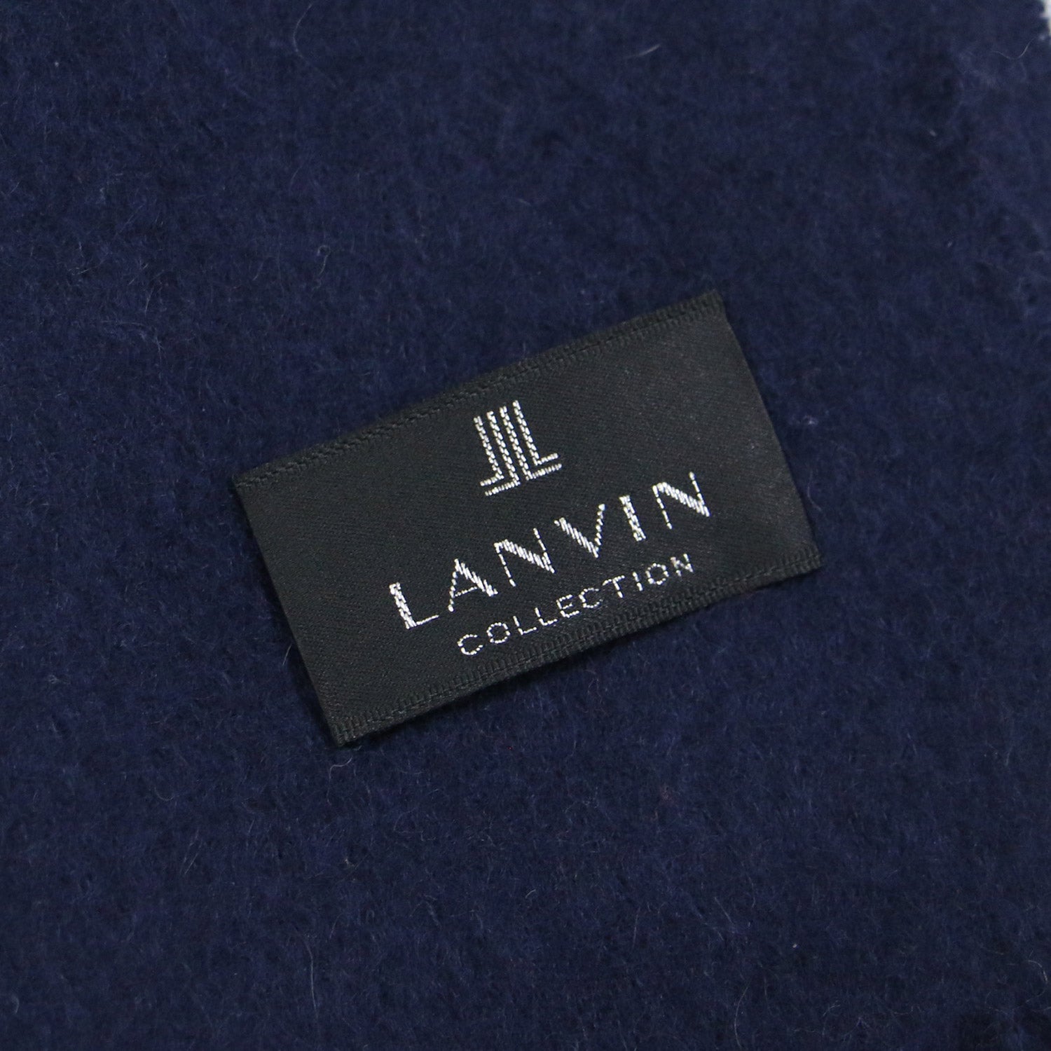 LANVIN (ランバン) ストール ショール マフラー 大判 フリンジ 無地