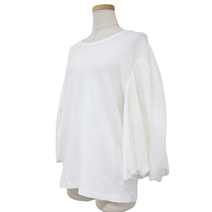 バルーンスリーブ カットソー / Tシャツ 七分袖 クルーネック 241009