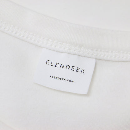 バルーンスリーブ カットソー / Tシャツ 七分袖 クルーネック 241009