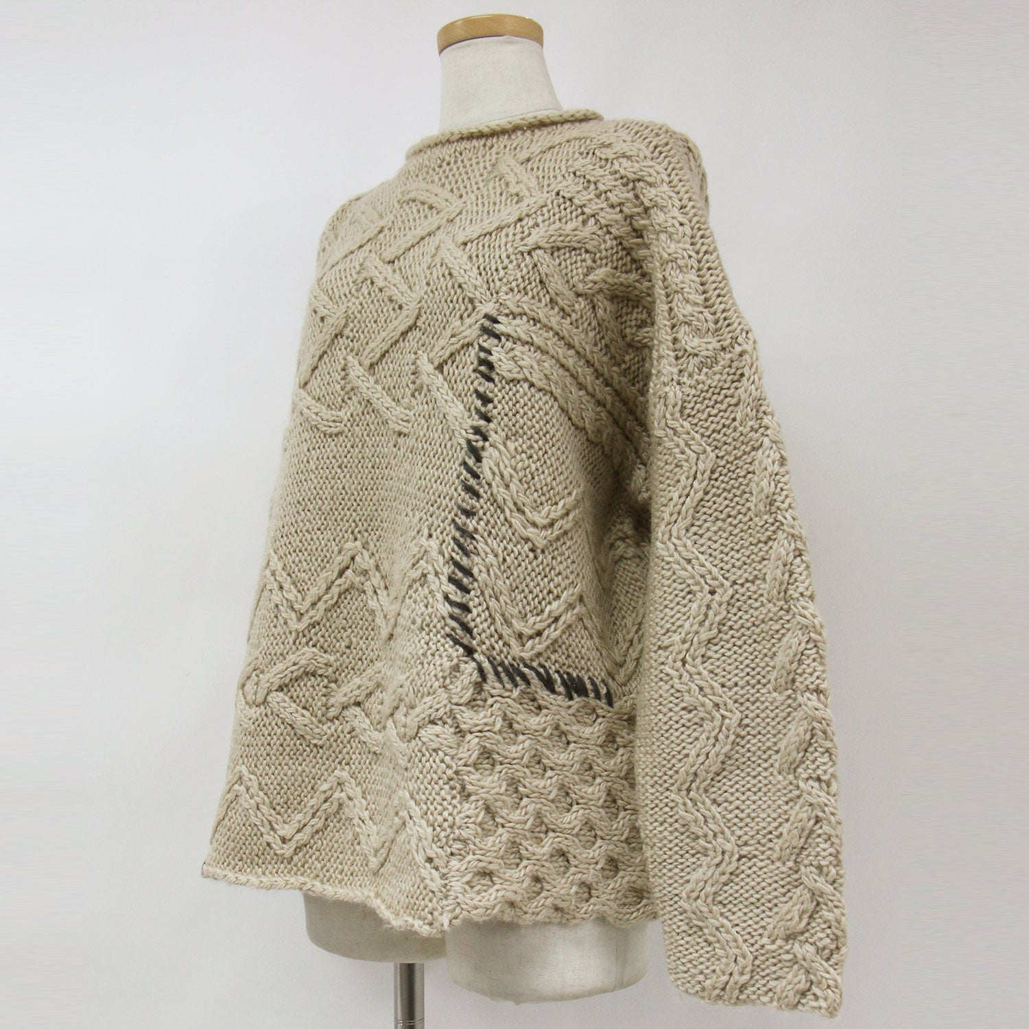 試着程度】 RHC Ron Herman ロンハーマン 高級ケーブルニット M 【公式