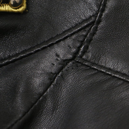× Lewis Leathers ルイスレザー レザージャケット ライダース ダブル ワッペン スタッズ 羊革 240515