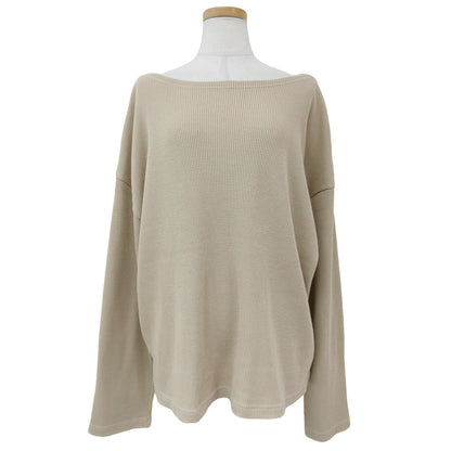 24春夏 ADAM ET ROPE 別注 ワッフル Tシャツ / コットン カットソー サーマル ボートネック 長袖 240724