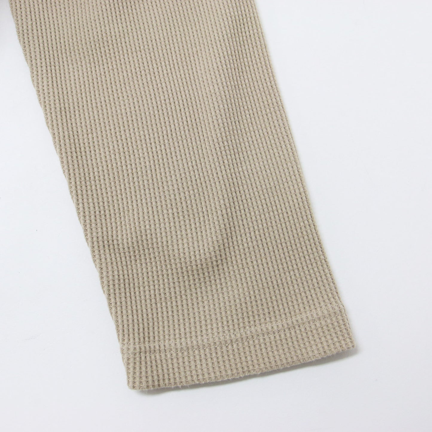 24春夏 ADAM ET ROPE 別注 ワッフル Tシャツ / コットン カットソー サーマル ボートネック 長袖 240724