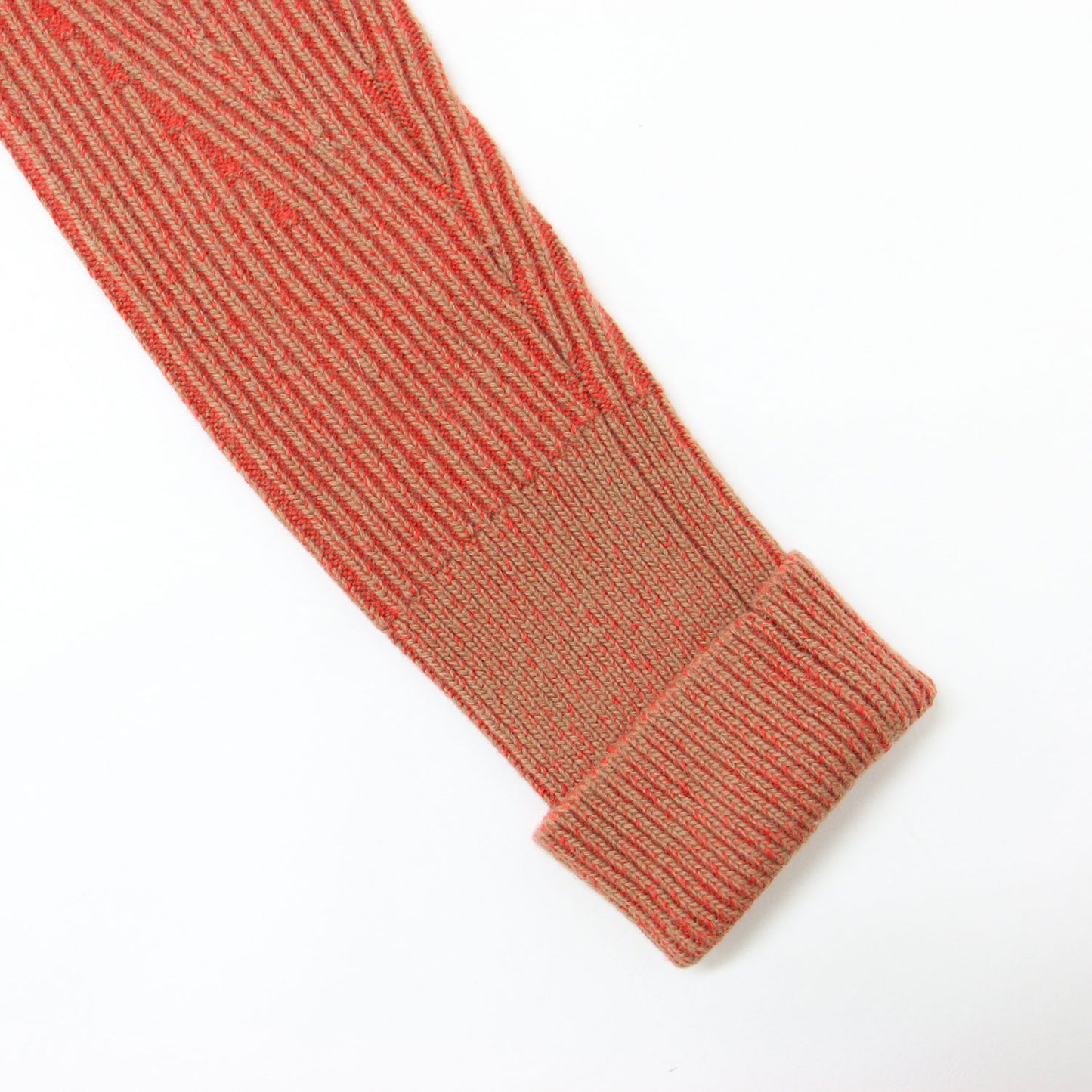 プレーテッド リブ カーディガン / ニット 長袖 Vネック ウォッシャブル