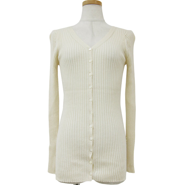 ☆ルネ rene☆パールスリットリブニットロングスカート