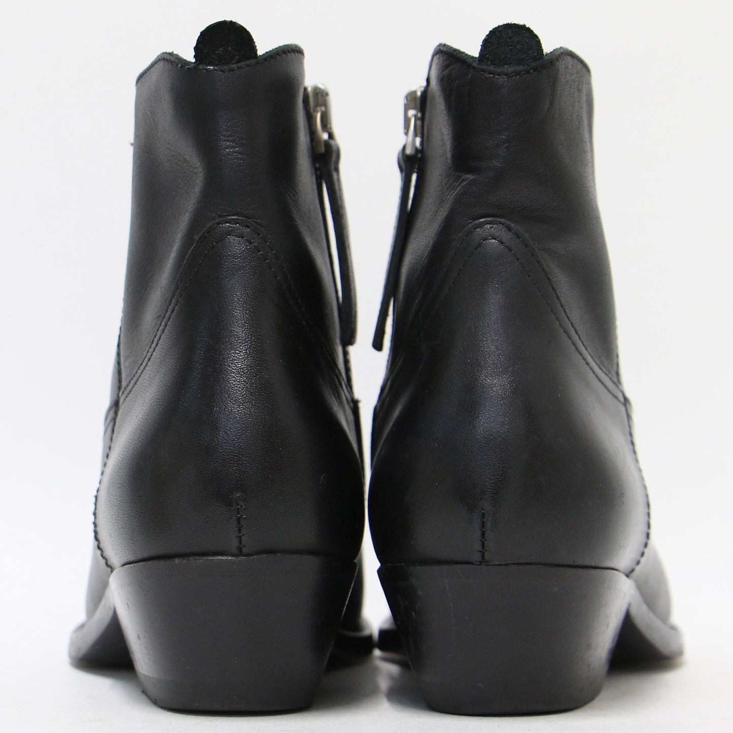 ブーツ ショートブーツ ウエスタンブーツ サイドジップ レザー 240606