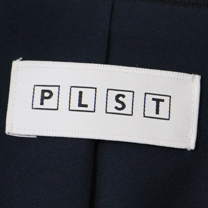 ジャケット スカート セットアップ / スーツ ノーカラー ミディ丈 長袖 ストレッチ 241112