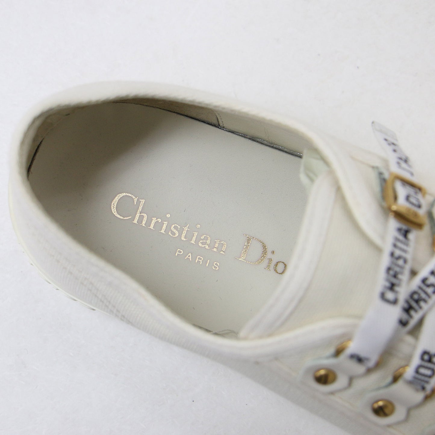 スニーカー レースアップ ローカット キャンバス ロゴ Walk'n Dior 24春夏 240625