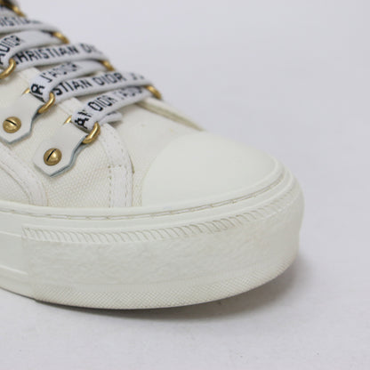 スニーカー レースアップ ローカット キャンバス ロゴ Walk'n Dior 24春夏 240625