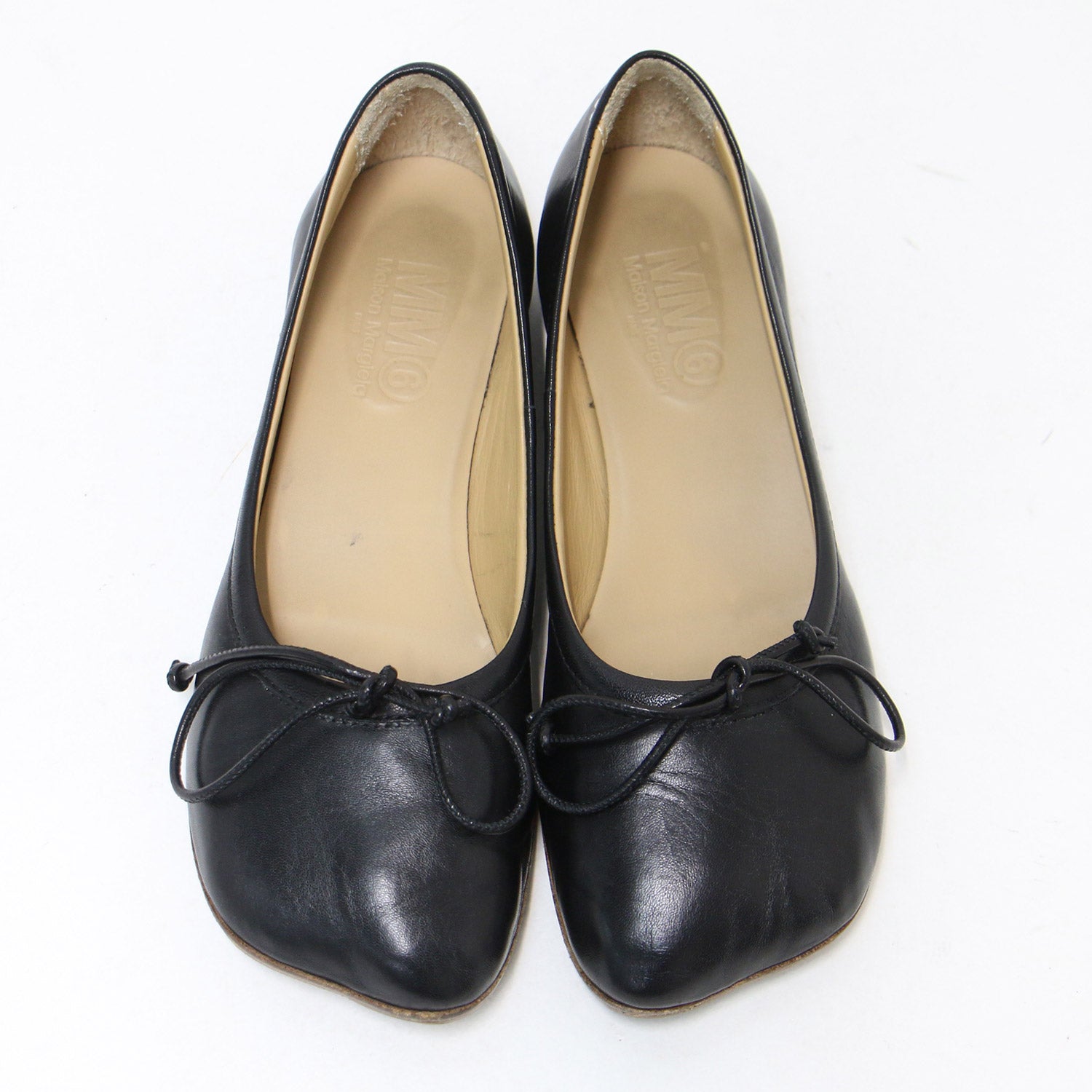 美品 MM6 メゾンマルジェラ アナトミック バレエ フラットシューズ 40 MM6 Maison Margiela (エムエムシックス メゾンマルジェラ