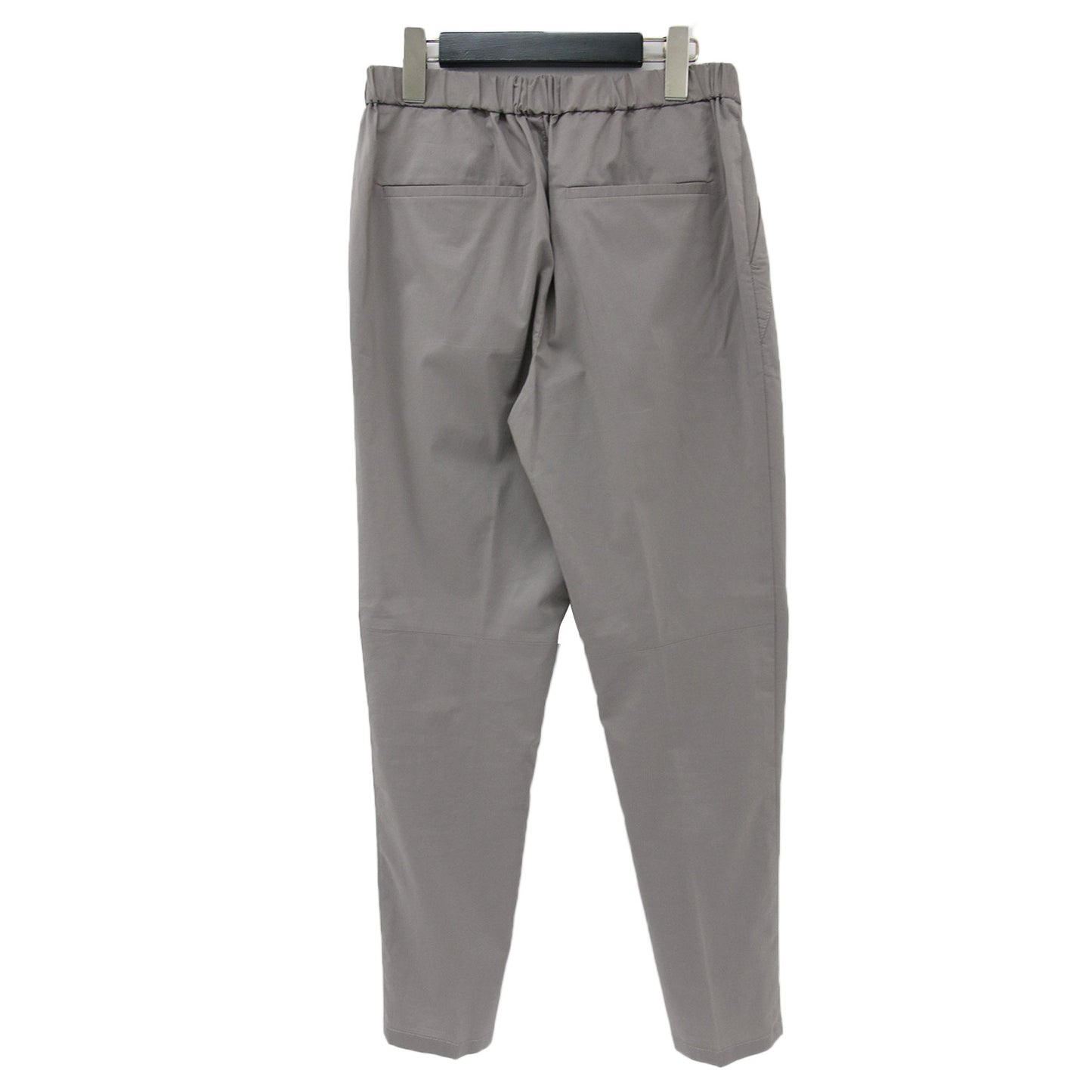 23AW コットン ナイロン ストレッチ タック テーパードパンツ / ウエストゴム 240704