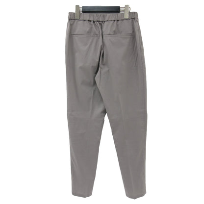 23AW コットン ナイロン ストレッチ タック テーパードパンツ / ウエストゴム 240704