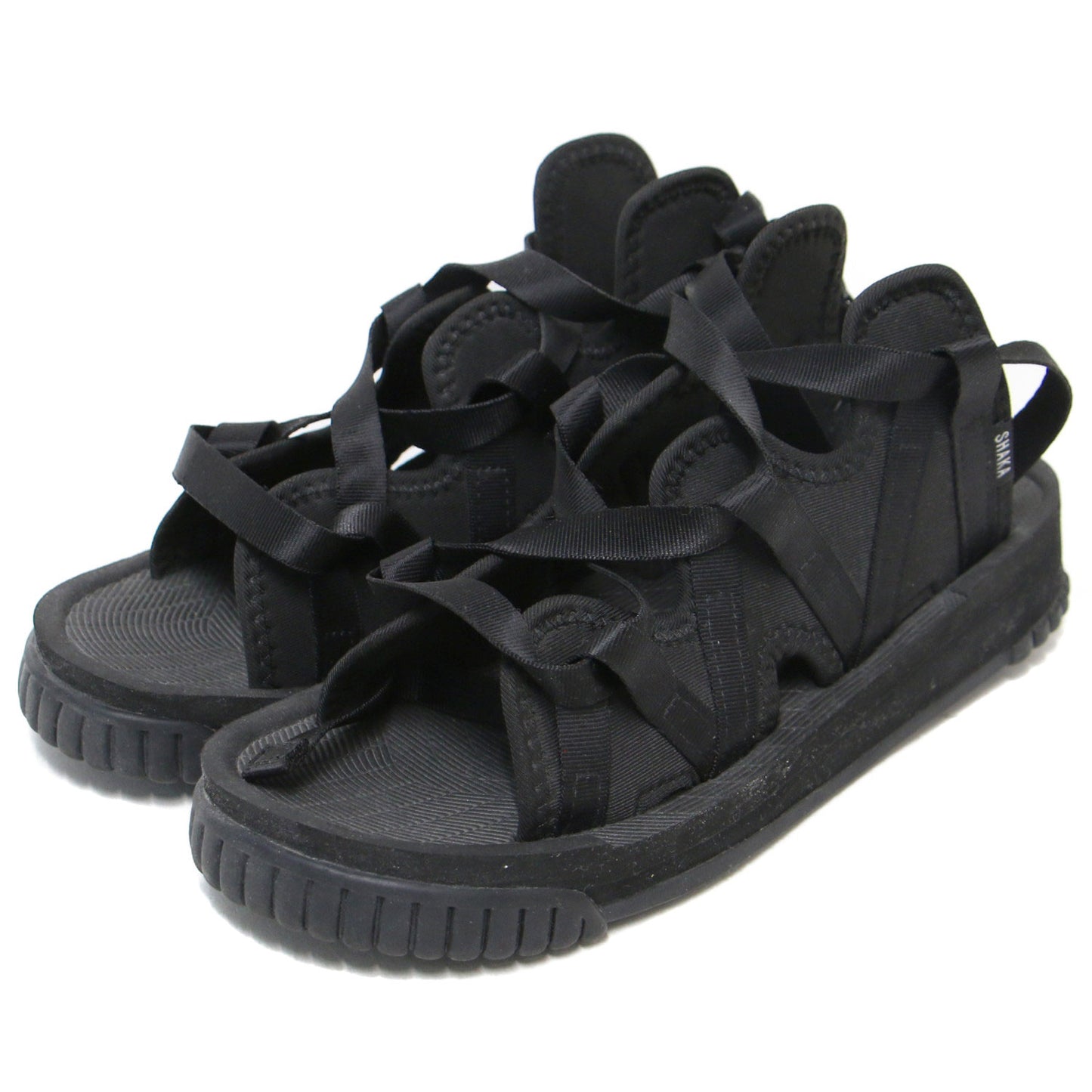 サンダル スポーツサンダル フラット レースアップ 編み上げ ストラップ NADEL ナデル 240426