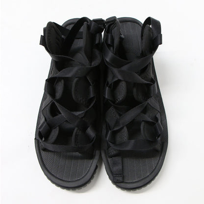 サンダル スポーツサンダル フラット レースアップ 編み上げ ストラップ NADEL ナデル 240426